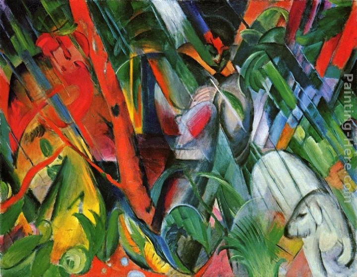 Franz Marc In The Rain